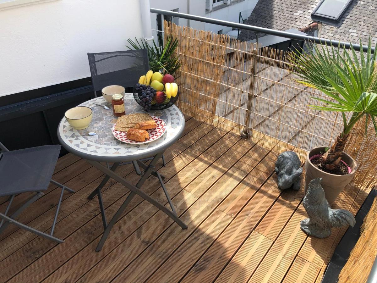 Appartement Centre-Ville Avec Terrasse Rustique Vannes Buitenkant foto