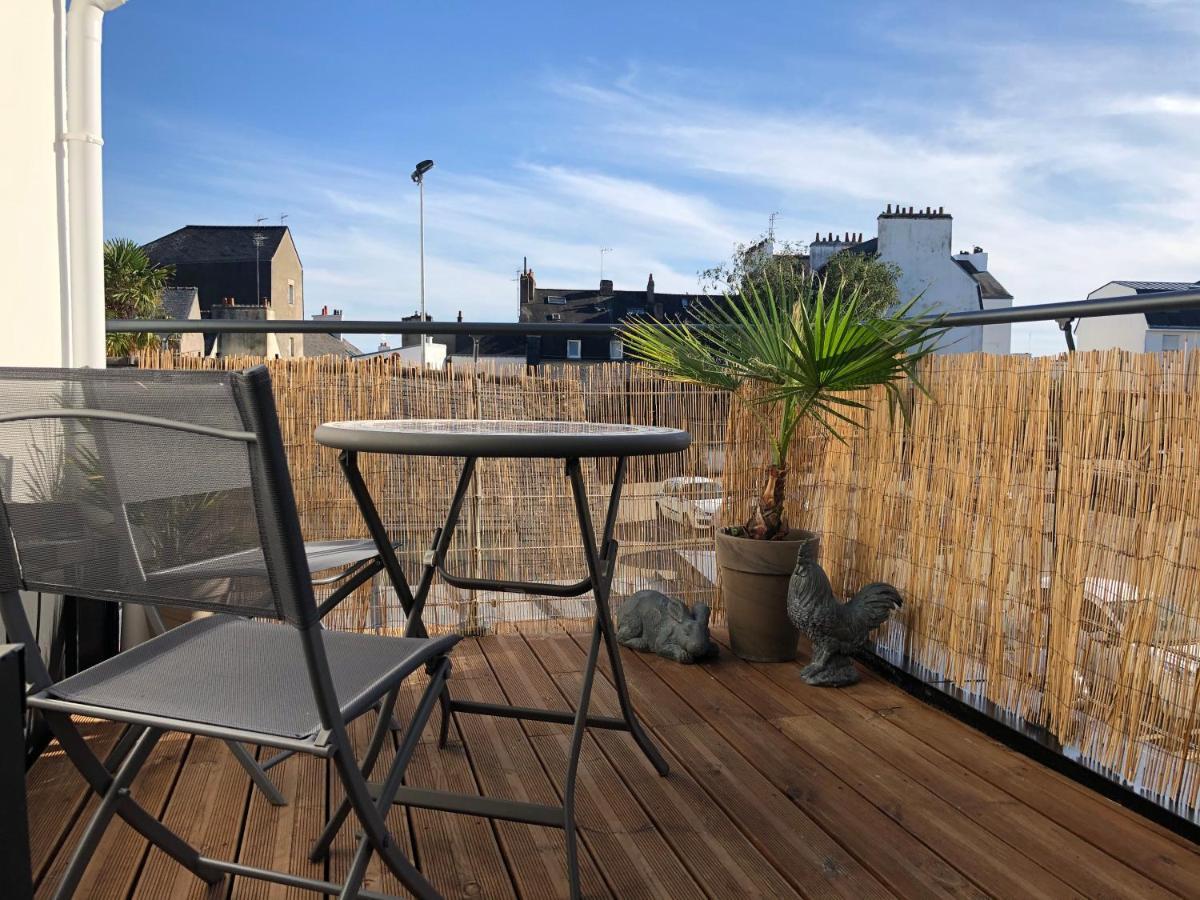 Appartement Centre-Ville Avec Terrasse Rustique Vannes Buitenkant foto