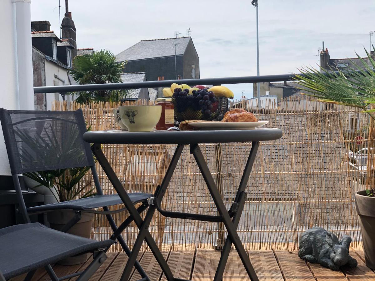 Appartement Centre-Ville Avec Terrasse Rustique Vannes Buitenkant foto